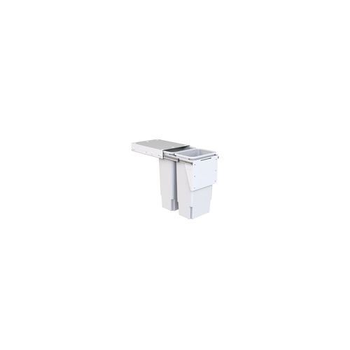 Compact Bin Storage - 2 x 35 Litre Bucket - Door Pull