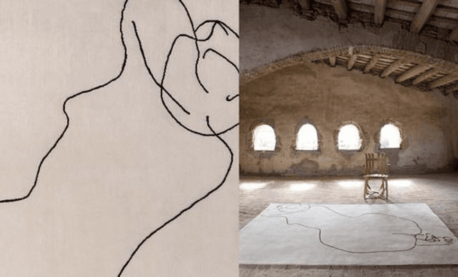 Chillida Rug series by Nanimarquina
