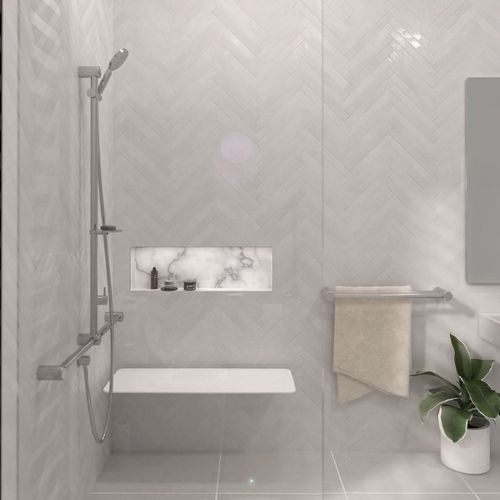Calibre Shower Rail by Avail Design