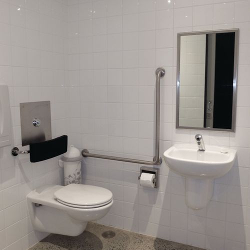 Comfort Backrest for Accessible Toilets