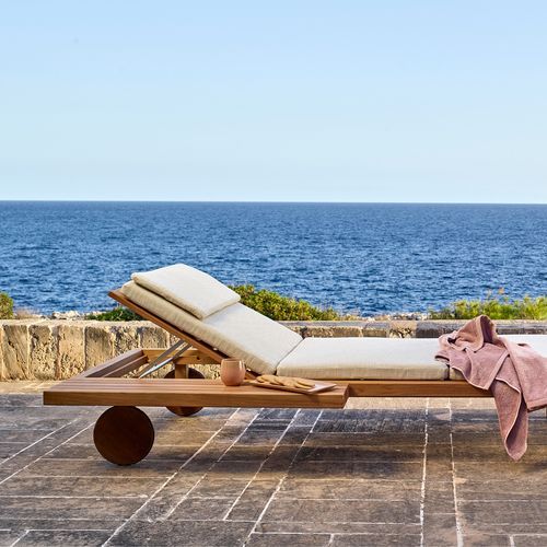 Vis-a-vis Sun Lounger by Tribu