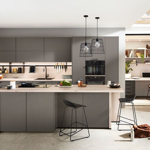 Laser Melamine Kitchen Cabinetry
