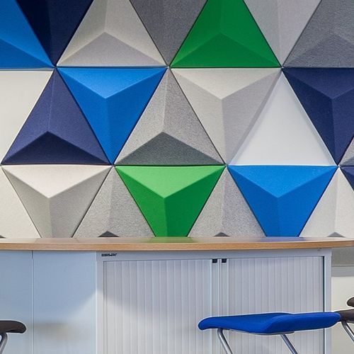 3D Acoustic Wall Tiles