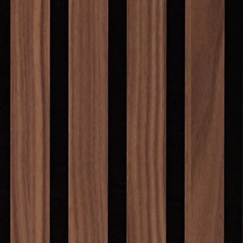 HW22512 | Walnut Acoustic Fluted Panel - 3 Sided