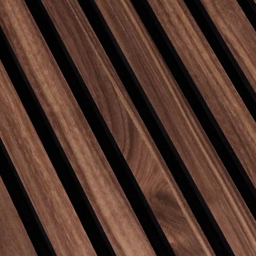 HW22512 | Walnut Acoustic Fluted Panel - 3 Sided