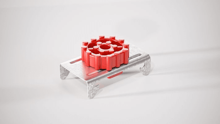 M237R Furring Channel Resilient Mount Direct Fixing