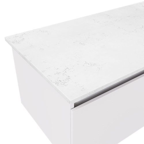 Bianco Marble Silica Free Stone Top, Ensuite Depth