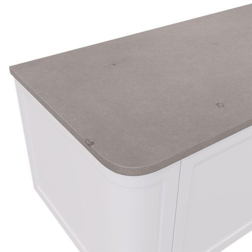 Urban Crete Silica Free Stone Top, Curved Full Depth