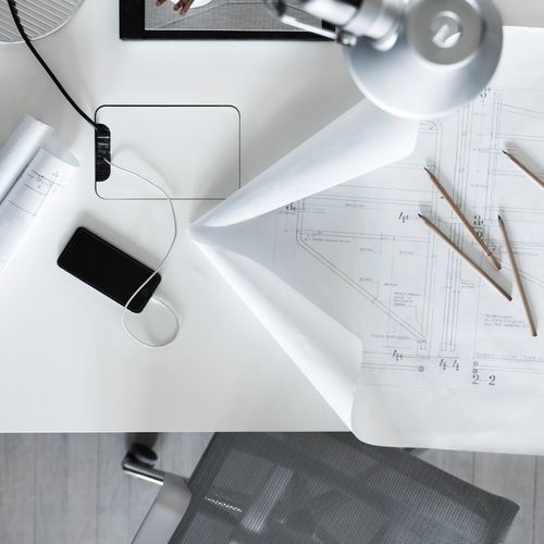 Height Adjustable Works Desk