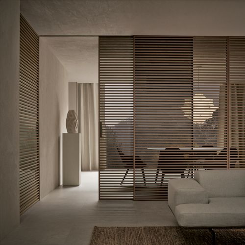 Stripe Sliding Doors by Rimadesio