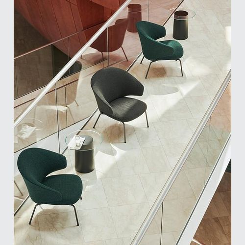 Let Lounge Chair Steel Legs by Fritz Hansen