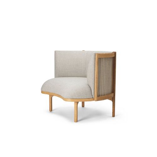 RF1904 Sideways Lounge Chair Oak Base
