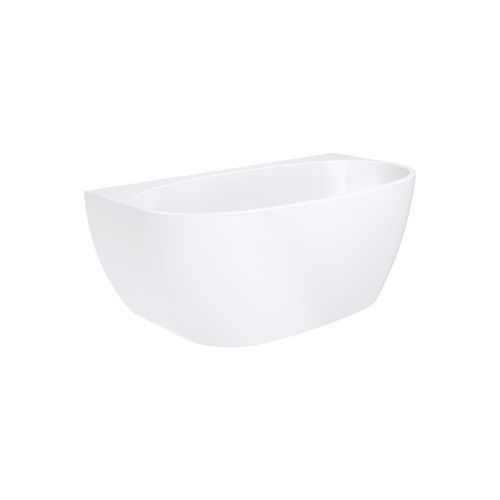 Keeto Back-To-Wall Acrylic Bath, 1700mm