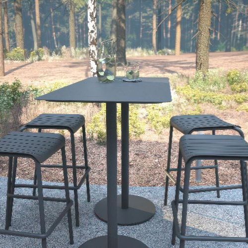 Roku Outdoor Rectangle High Bar Table