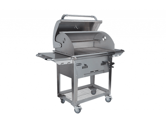 Bison Premium Charcoal Drop In Grill And Cart