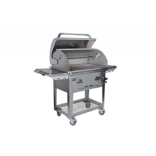 Bison Premium Charcoal Drop In Grill And Cart