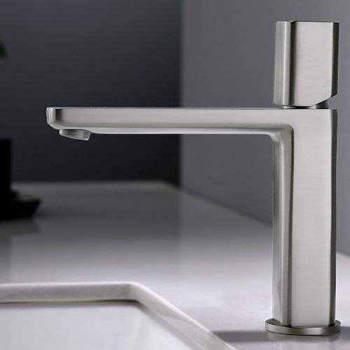 Cube Brushed Nickle Tapware Range