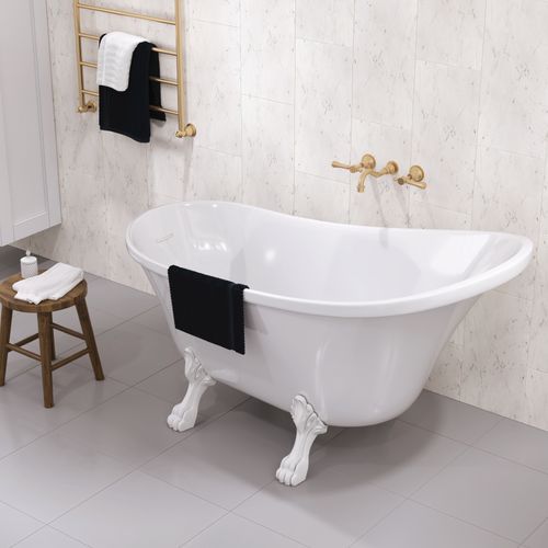 Lillian Lever Basin/Bath Wall Set