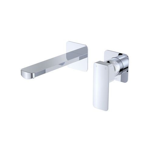 Tono Basin/Bath Wall Mixer Set, Square Plates