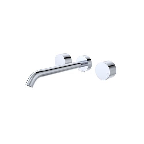 Kaya Wall Set, Round Taps, 220mm Outlet