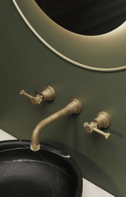 Arena 3 Hole Wall Mount Basin Mixer