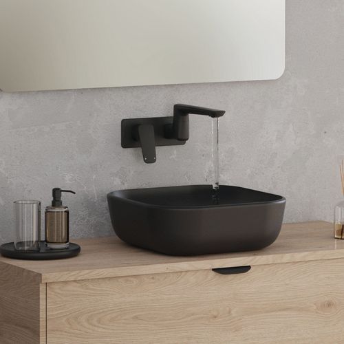 Axiss II Wall Mounted Swivel Basin/Bath Mixer 35mm L/H