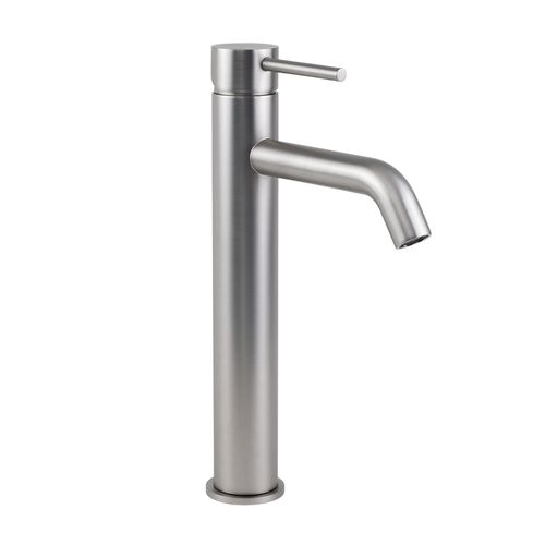Mira Brushed Nickel Tall Basin Mixer