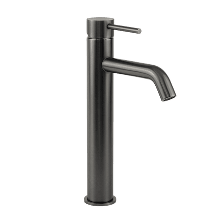 Mira Brushed Gunmetal Tall Basin Mixer