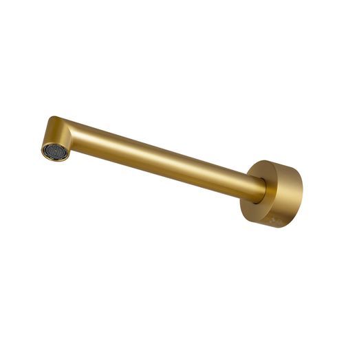 CADDENCE Brushed Yellow Gold Wall Spout BUYG0246.BS