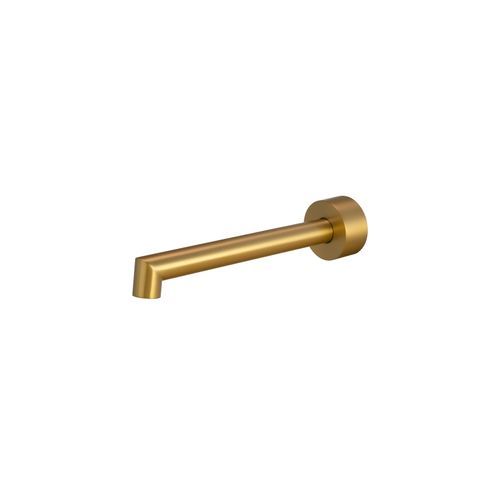 Caddence Wall Spout Brushed Brass