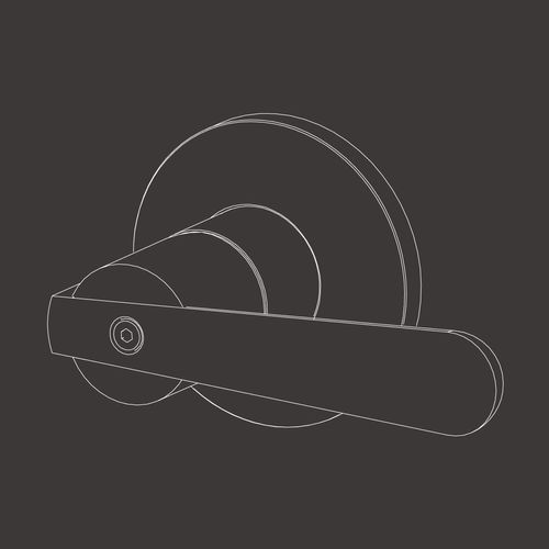 CEA LUTEZIA PLUS Wall Mounted 2 Way Diverter