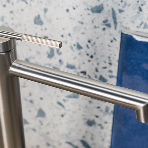 Caddence Tall Basin Mixer Brushed Nickel