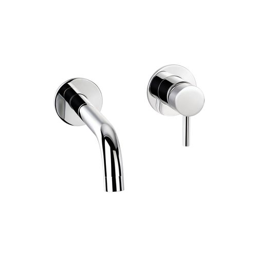 Elisa Wall Mounted Basin Mixer Chrome