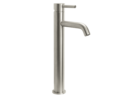 Urban Tall Basin Mixer Brushed Stainless