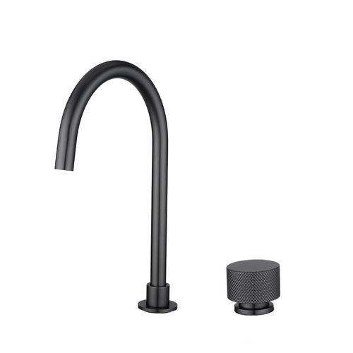 Moon Swivel Basin Mixer Gun Metal Grey