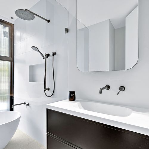 Bath & Basin Spout - SPOUT17 Brushed Gunmetal