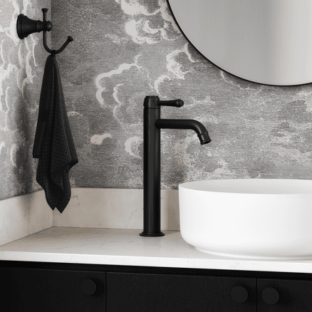 Kingsley Extended Basin Mixer - Matte Black