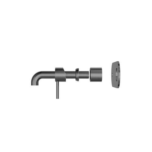 Zen SS316L Wall Basin/Bath Mixer 230mm Spout Trim Kits | Graphite