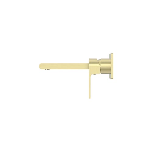Bianca Wall Basin/Bath Mixer 187mm | Brushed Gold