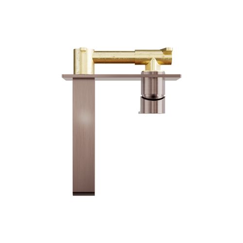 Bianca Wall Basin/Bath Mixer 187mm | Brushed Bronze