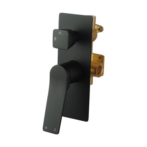 RUSHY Square Wall Mixer With Diverter OX0155.ST