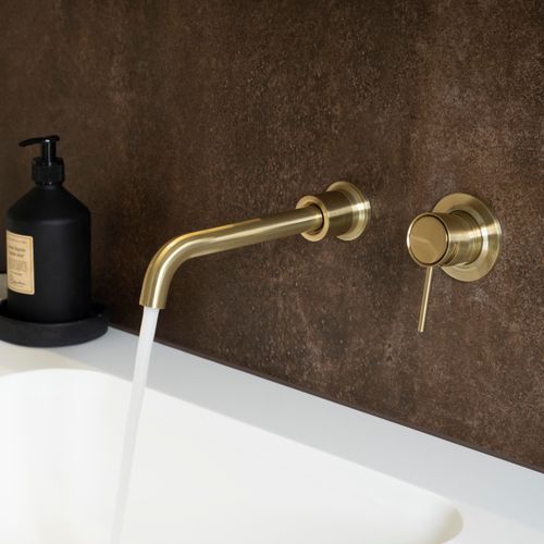Tate Wall Mounted Basin/Bath Mixer 220mm