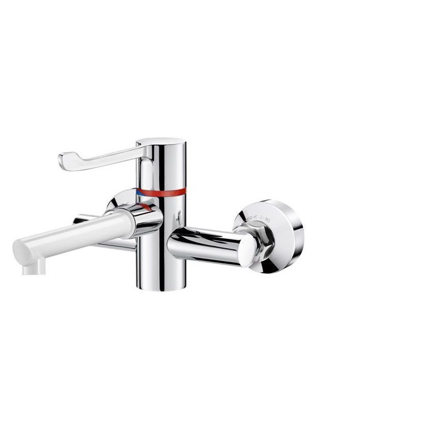 Delabie Securitherm Wall Mounted Bioclip Basin Mixer
