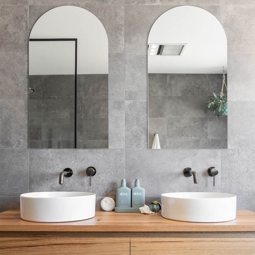 Elysian Minimal Mixer & Spout Set | Brushed Gunmetal