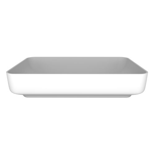 Carre Basin (With Tray) 550mm Matte White