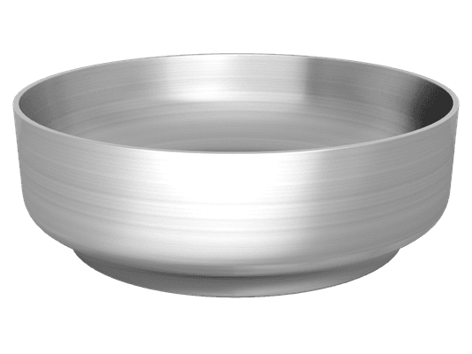 Verotti Stainless Steel 360mm Basin (Brushed Stainless)
