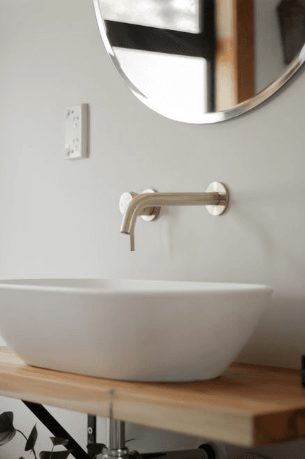 Oval Stone Basin Matte White Justina STB12