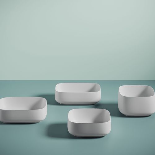 Art Ceram | Cognac Quadro Basin