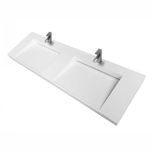 Ramp Basin Wide Double 1829mm Wall Hung B6072-D