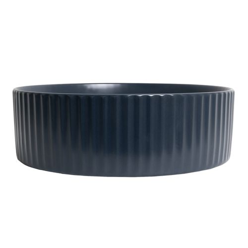 Camilla Fluted Matte Blue Basin